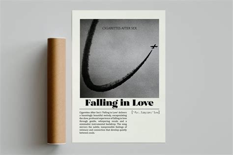 Cigarettes After Sex Falling In Love Poster Minimalist Music Poster