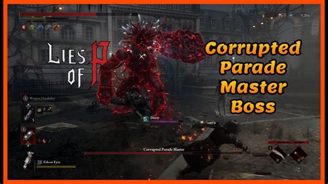 Lies Of P Corrupted Parade Master Boss YouTube