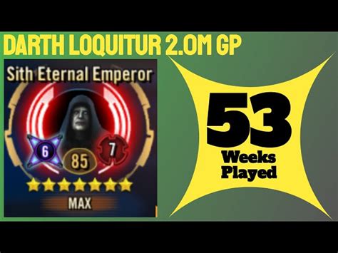 Loquitur Update 53 SEE Traya Shaak 2M GP HUGE UPDATE SWGOH TV