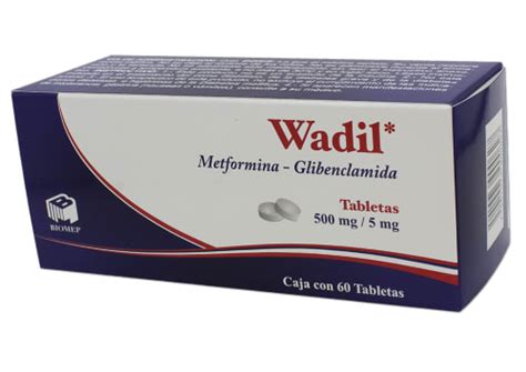 Metformina Glibenclamida 500 5 Mg Marca Wadil Caja Con 60 56 OFF