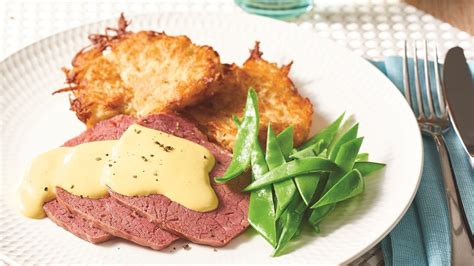 Corned Beef And Potato Hash With Creamy Mustard Sauce Recipe