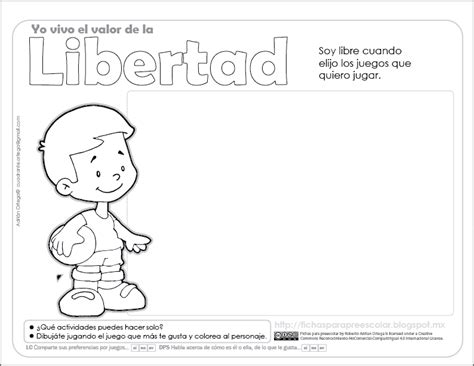 Fichas Para Preescolar Independencia Y Libertad 3 Fichas Para Preescolar