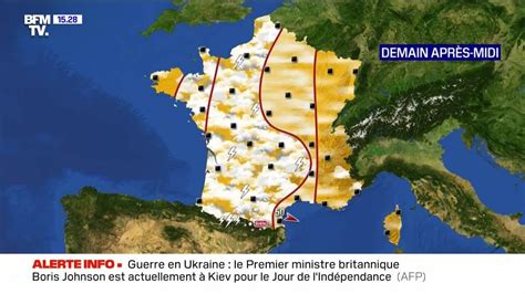 La météo pour ce jeudi 25 août 2022