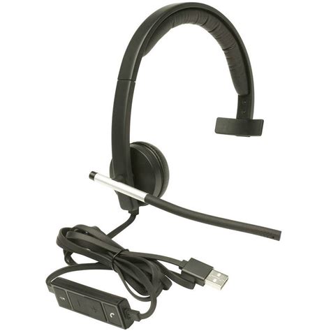 Pc Headset Usb Corded Mono Logitech Wireless Headset H820e From