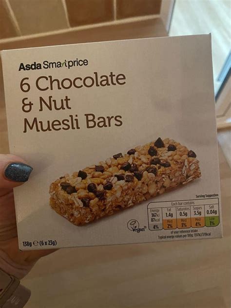 ASDA Smart Price Chocolate Nut Muesli Bars Vegan News Net