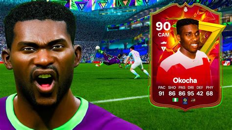 90 Golazo Hero Okocha Player Review EA FC 24 YouTube