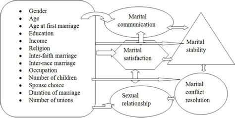 Conceptual Framework Showing Associations Among Socio Demographic And