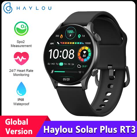 HAYLOU Solar Plus RT3 Smartwatch Bluetooth Call 1 43 Tela AMOLED