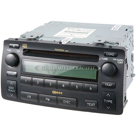 Toyota Corolla Radio Or Cd Player Am Fm Cd Radio With Face Code