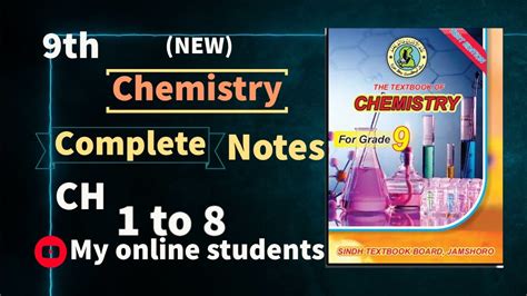 Ix Chemistry Sindh Textbook All Chapters Complete Notes Class 9 Chemistry Sindh Board Guide