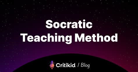 Socratic Method Critikid