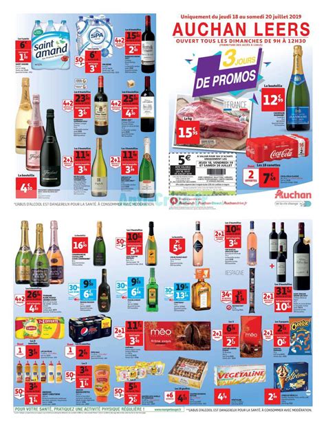 Anti Crise Fr Catalogue Auchan Local Du Au Juillet Leers