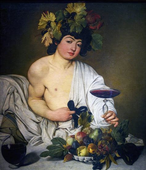 Bacco Di Michelangelo Merisi Detto Il Caravaggio 1571 1601 Fondo