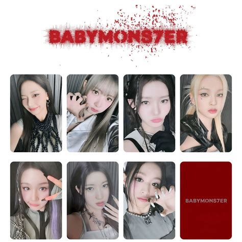 BABYMONSTER Babymons7er All Member PC Template 35 Pcs Back And Front