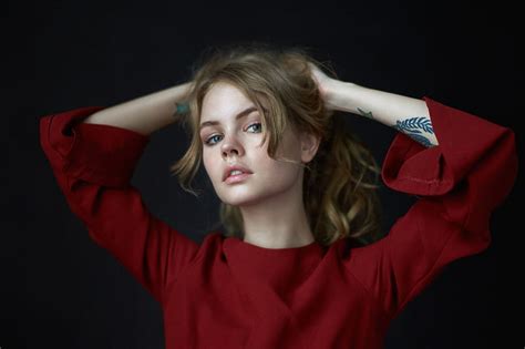 Models Anastasiya Scheglova Blonde Girl Model Russian Tattoo