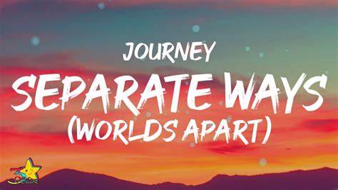 Journey Separate Ways Worlds Apart Lyrics Stranger Things Season