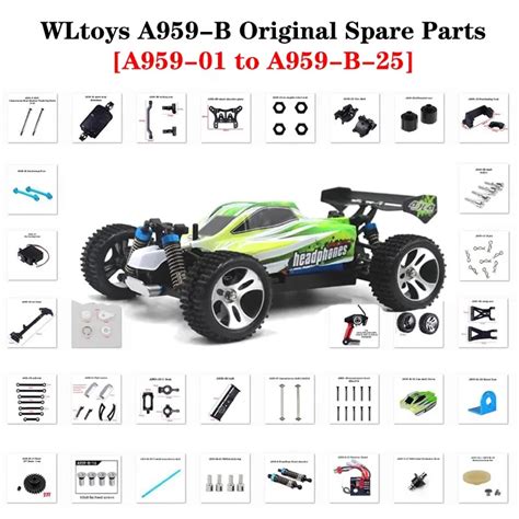 Wltoys Rc Car Spare Parts For A B High Speed Car Original