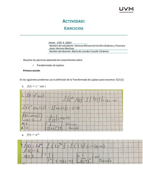 V 10 Mfcchm Ecuaciones Diferenciales Y Serie 4 ACTIVIDAD