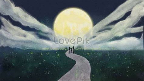 중추절 동창회 가족 식사 일러스트 무료 다운로드 Lovepik