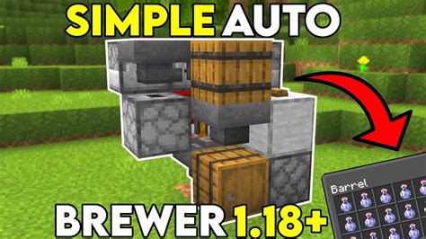 Easy Auto Potion Brewer For Minecraft Bedrock Youtube