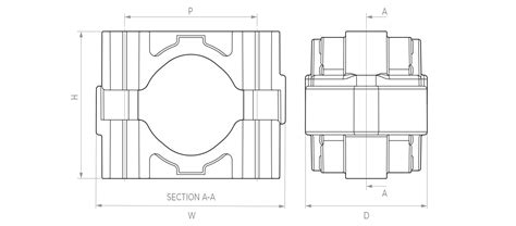 Falcon Single Two Bolt Plastic Cable Cleat Cmp Products Limited