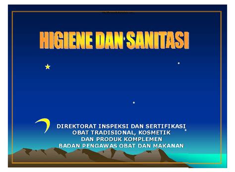 Pdf 4 Sanitasi Dan Higieni Ppt