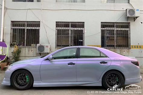 Carlike Cl Cc 05 Chameleon Candy Magic Grey Purple Vinyl Wrap Toyota