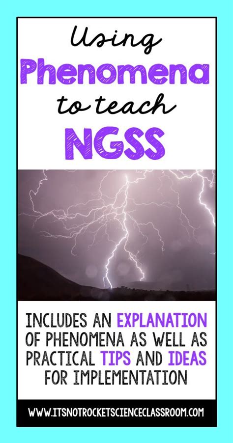 Using Phenomena To Teach The NGSS It S Not Rocket Science Science