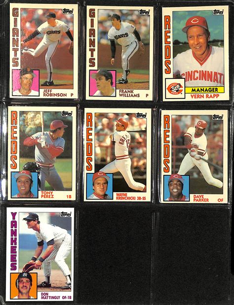 Lot Detail Lot Of Complete Topps Baseball Sets In Binders