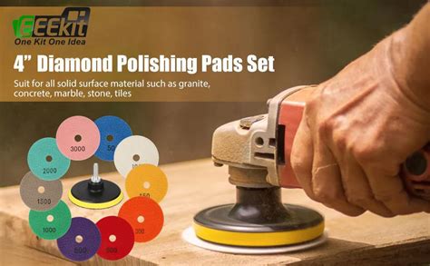 Inch Diamond Polishing Pads Set Wet Dry Polishing Kit Pcs