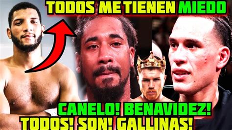 David Morrell Explota Todos Me Evitan Canelo David Benavidez Son