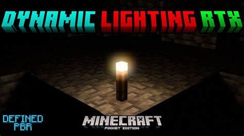 Dynamic Lighting Rtx Addon Mcpe Bedrock Mod Minecraft Net