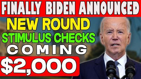 FINALLY BIDEN ANNOUNCED 2 000 STIMULUS CHECKS FOR SSI SSDI YouTube