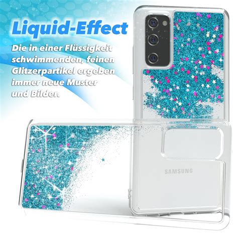 For Samsung Galaxy S20 Fes20 Fe 5g Phone Case Liquid Glitter Cover Case Blue Ebay