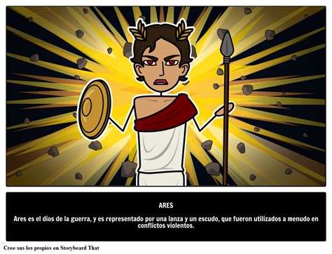 Ares Dios Griego De La Guerra Storyboard Por Es Examples