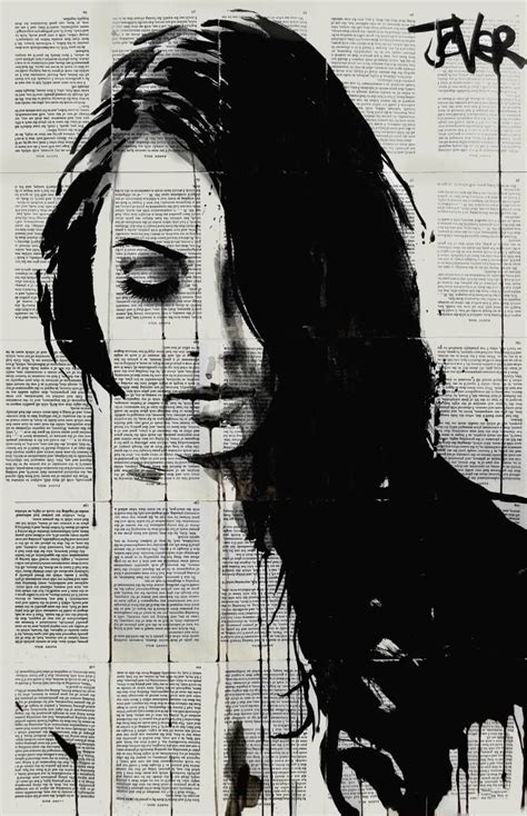 Saatchi Art Artist LOUI JOVER Drawing Falls SOLD Art