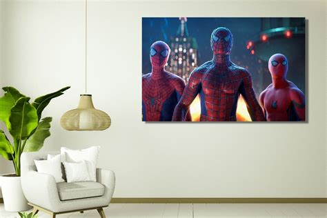 Spiderman Poster Spiderman Canvas Print Art Game Room Man Cave Art