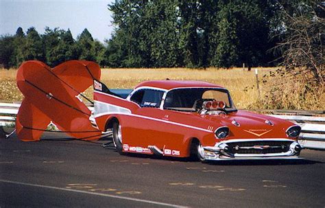 57 Chevy Funny Car Parachute Funny Car Drag Racing Drag Racing Cars