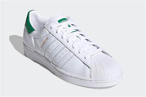 Adidas Superstar Cloud White Green Fz Release Date Nice Kicks