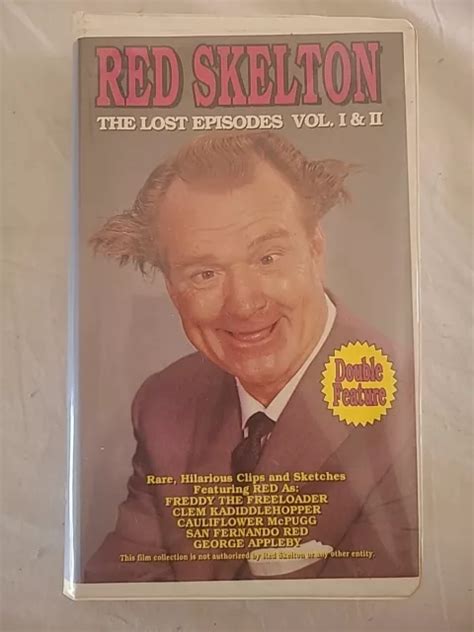 RED SKELTON THE Lost Episodes Vol 1 2 VHS Clamshell Buy 2 Get 1