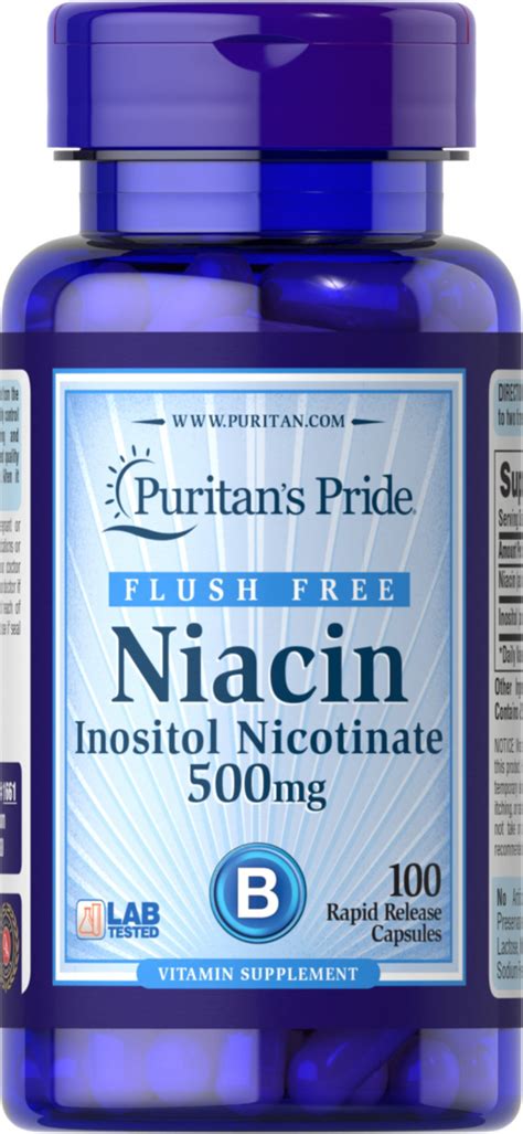 Puritan S Pride Niacin Mg Caps