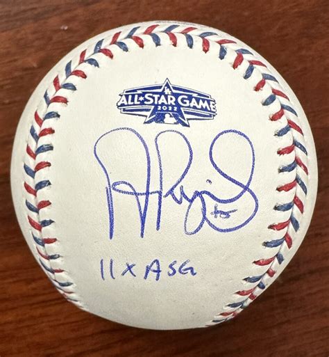 Albert Pujols Signed All Star Baseball Inscribed With 11x Asg