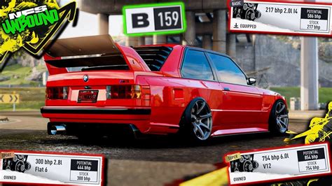 NEED FOR SPEED UNBOUND BMW M3 E30 Customization YouTube