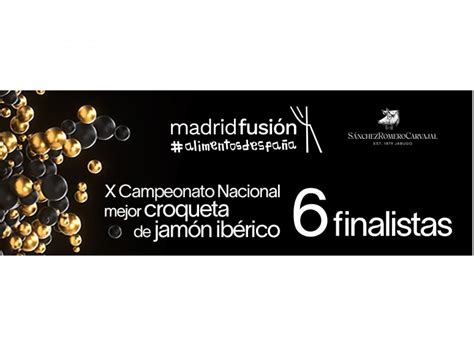 Dos cocineros madrileños finalistas del Campeonato a la Mejor Croqueta