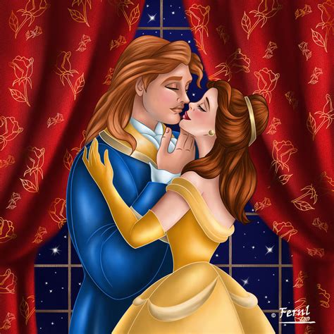 Adam And Belle Disney Princess Fan Art Fanpop