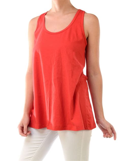 72 Pieces Sofra Ladies Loose Fit Jersey Tank Top In Red Womens Camisoles And Tank Tops At