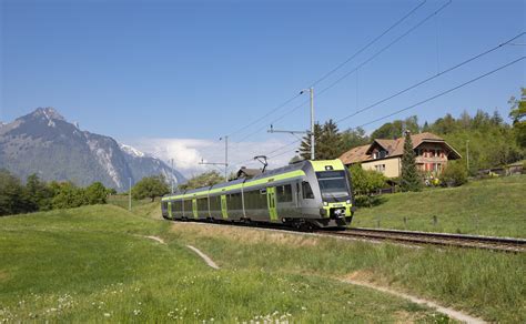 RABe 535 112 Of BLS Between Spiez And Wimmis