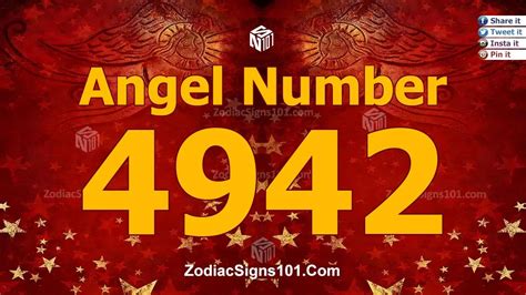 4942 Angel Number Spiritual Meaning And Significance Zodiacsigns101