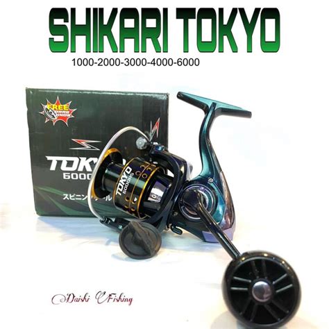 Jual Reel Shikari Tokyo Hs Power Handle Ukuran 1000 6000 Shopee Indonesia