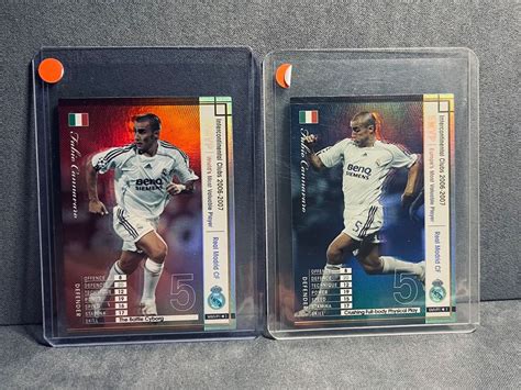 2007 Panini WCCF MVP Fabio Cannavaro Refractor Real Madrid Kaufen Auf